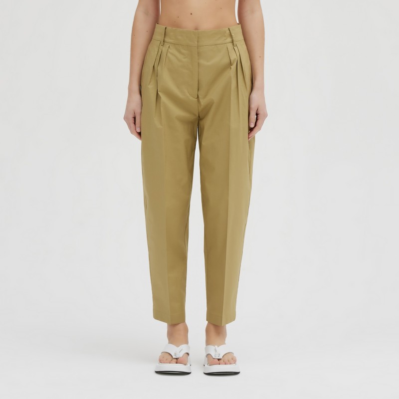 Pantalone baggy in cotone Erika Cavallini