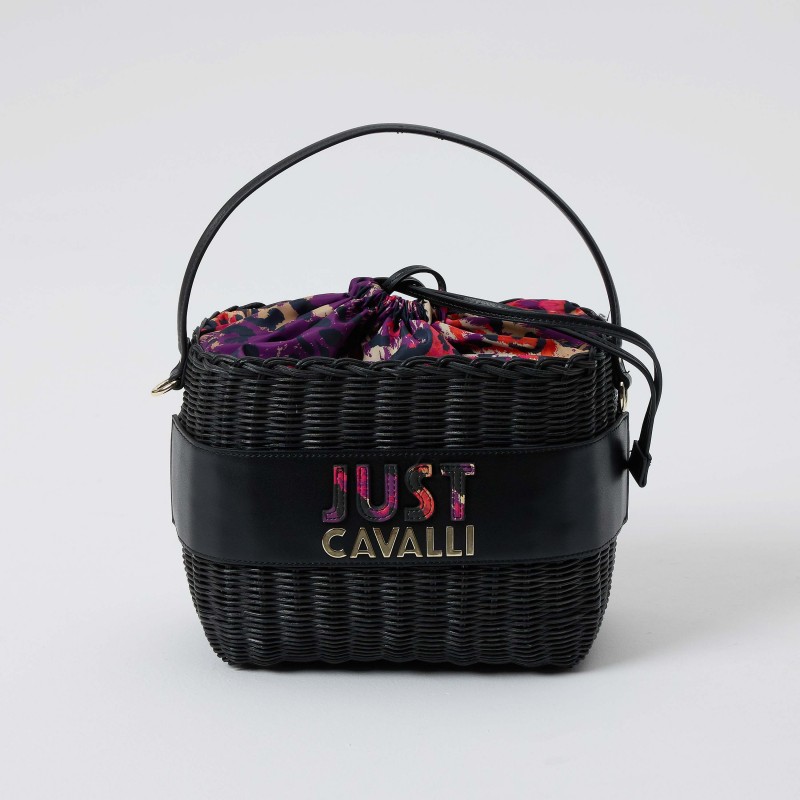 Secchiello con intreccio e logo Just Cavalli