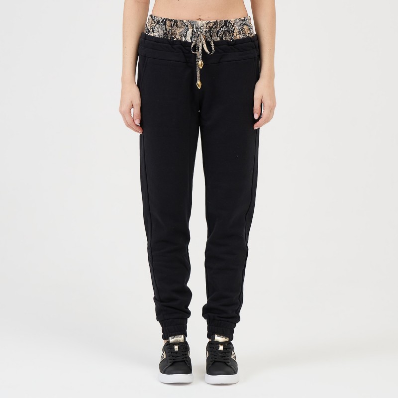 Pantalone jogging con dettaglio stampa snake Just Cavalli