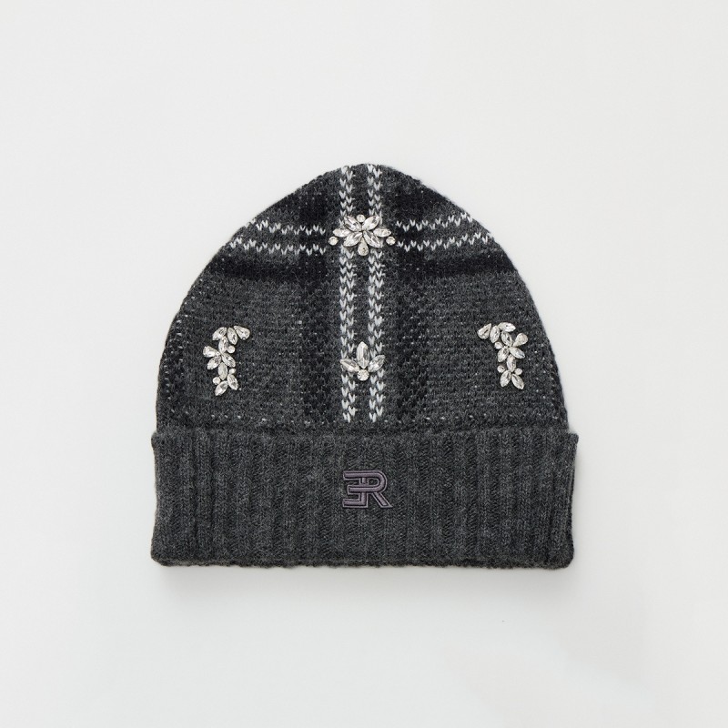 Cappello in lana con cristalli Ermanno Scervino