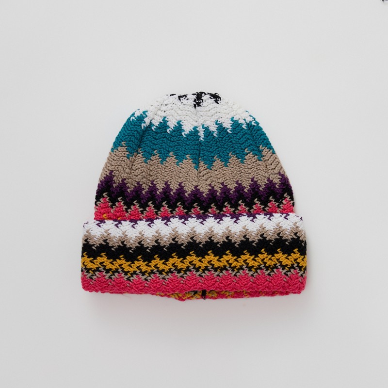 Cappello in lana stampa zig zag Missoni