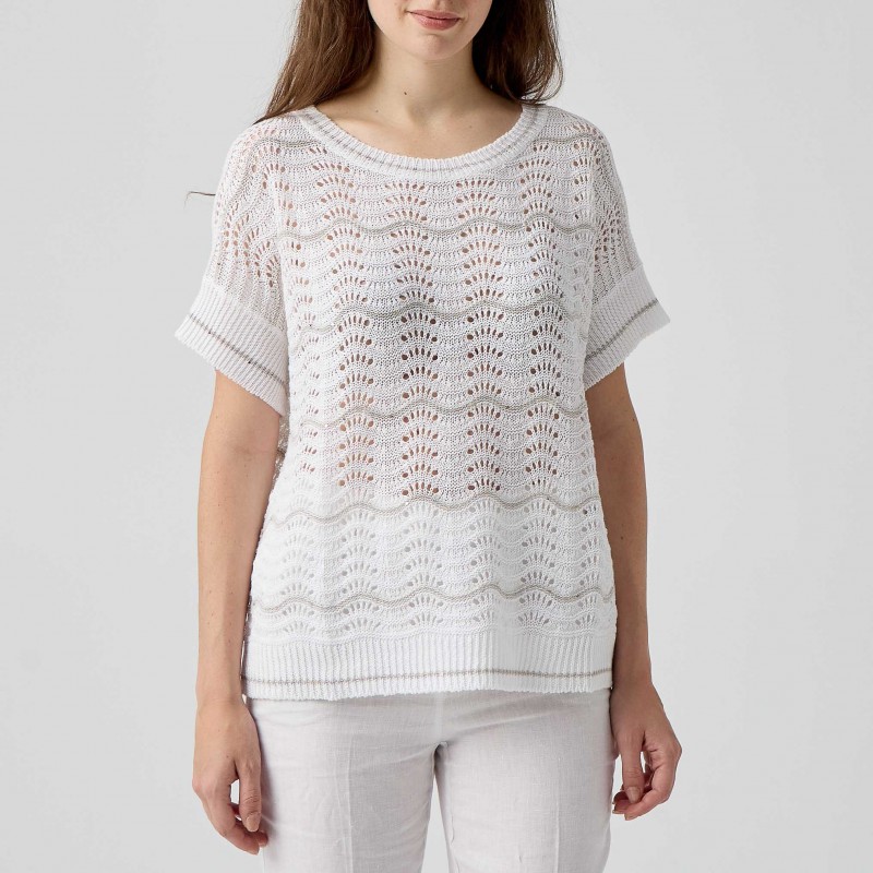 Girocollo con paillettes Le Tricot Perugia
