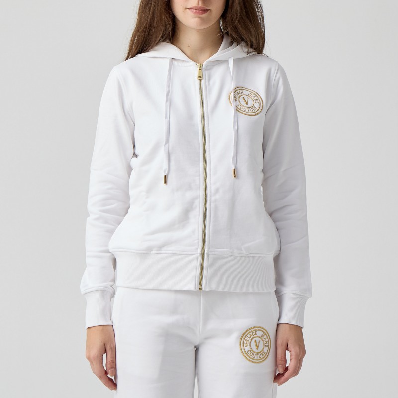 Felpa con logo Versace Jeans Couture