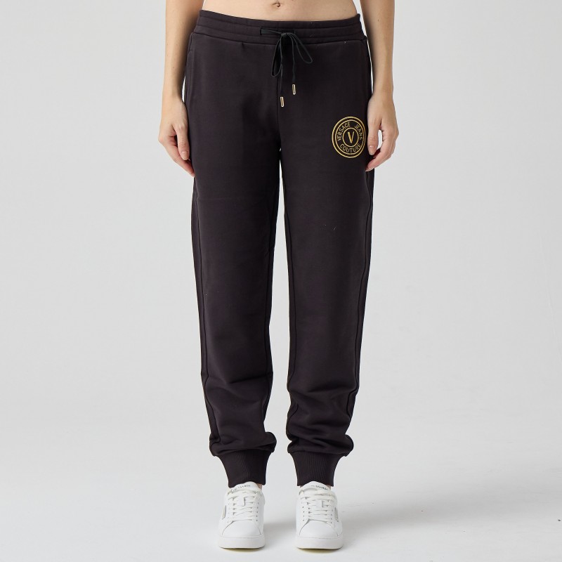 Pantalone jogging con logo Versace Jeans Couture