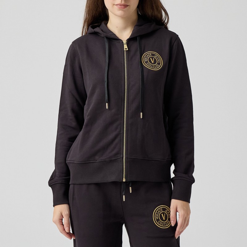 Felpa con logo Versace Jeans Couture