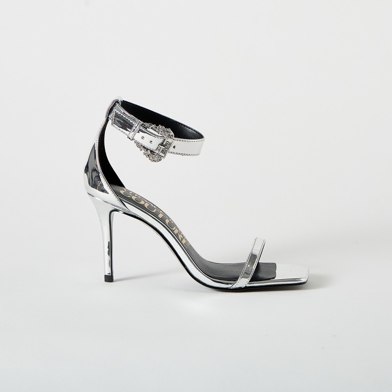 Sandalo mirror con buckles Versace Jeans Couture