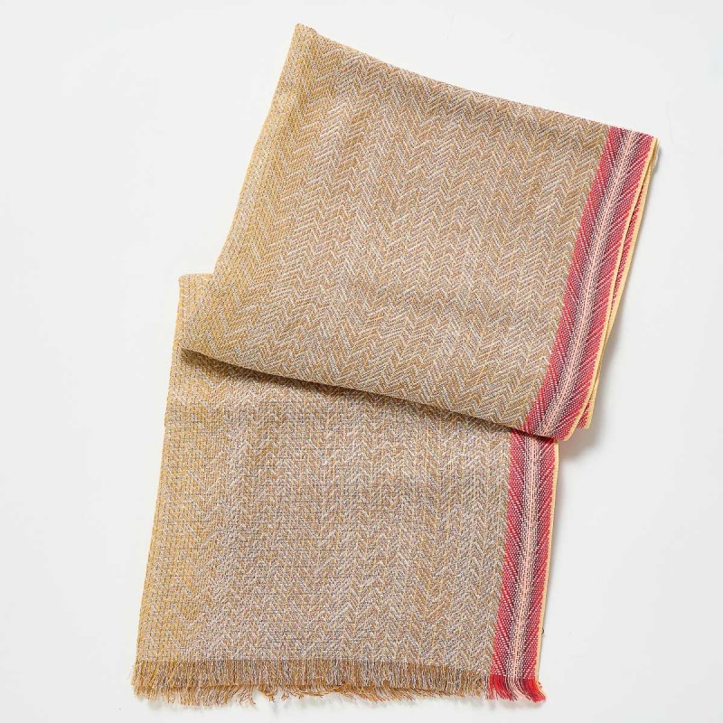 Sciarpa a righe con lurex Missoni