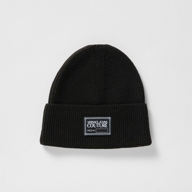 Cappello con etichetta con logo Versace Jeans Couture