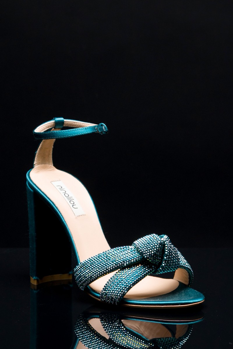 Sandalo con nodo in swarovsky Ninalilou